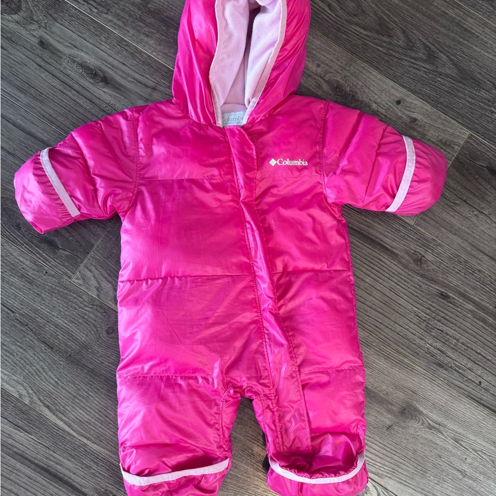 Columbia Bright Pink Infant Snowsuit